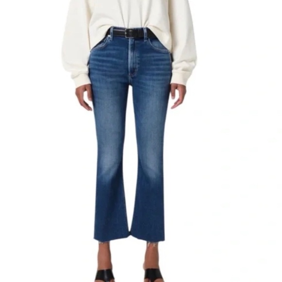 Citizens of Humanity Isola Cropped Boot Cut Women's Blue Jeans Size 27 - Picture 1 of 16
